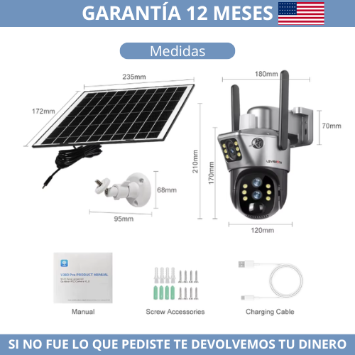 Cámara de Vigilancia Solar