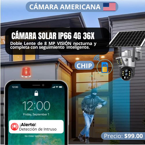 Cámara de Vigilancia Solar