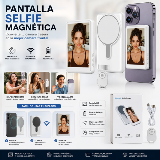 Pantalla Selfie Magnética HD