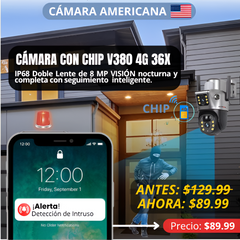 Cámara de Vigilancia 4G con CHIP