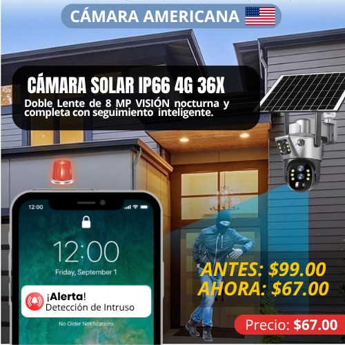 Cámara de Vigilancia Solar