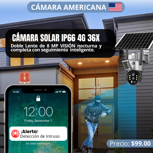 Cámara de Vigilancia Solar