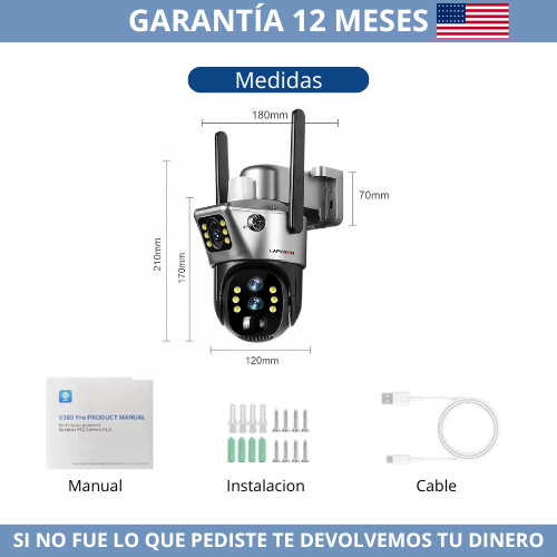 Cámara de Vigilancia 4G con CHIP