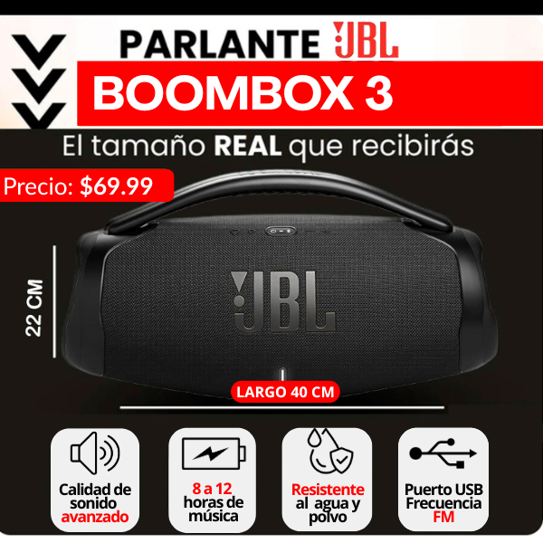 JBL BOOMBOX 3 PARLANTE