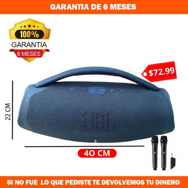 JBL BOOMBOX 3 + 2 Microfonos