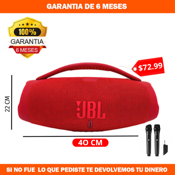 JBL BOOMBOX 3 + 2 Microfonos