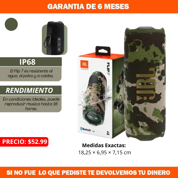 JBL FLIP 7 PARLANTE