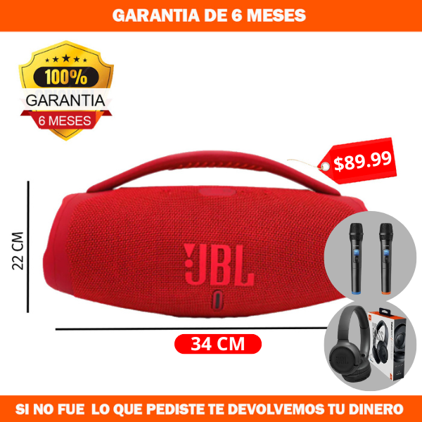 Combo Boombox 3 + Auriculares + 2 Micrófonos