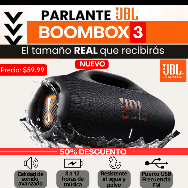 JBL BOOMBOX 3 PARLANTE